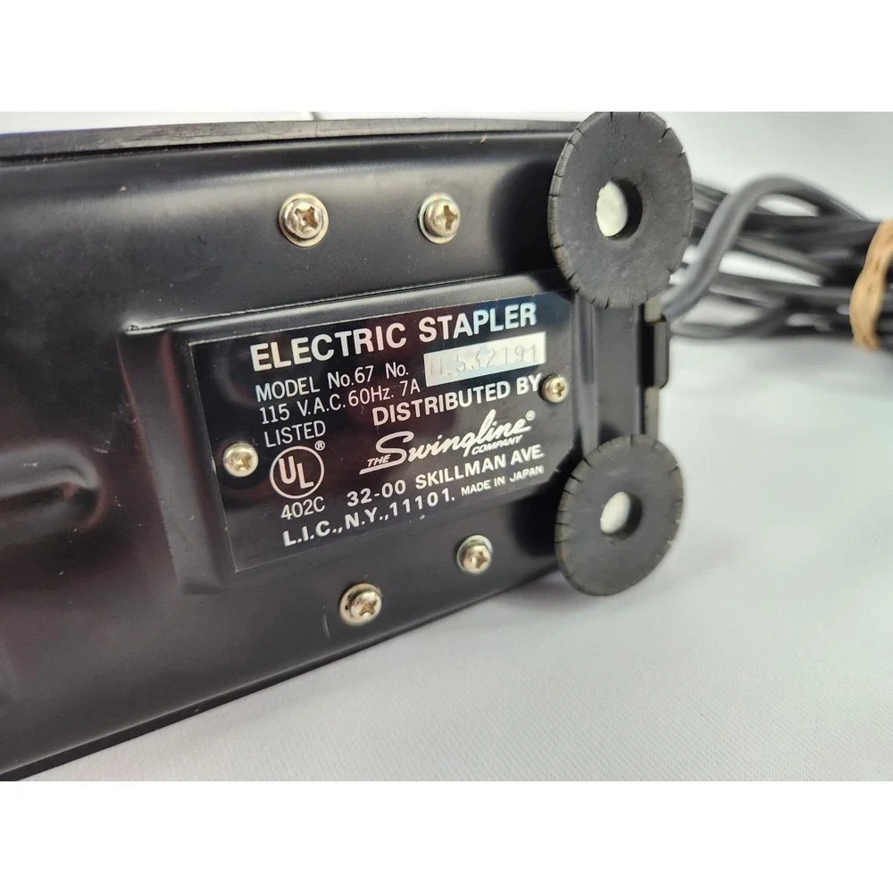 Vtg Swingline Commercial Electric Stapler Model 67‎ Heavy Duty 20 Sheet Capacity